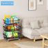 Mchoter 3-Tier Potatoes,1 Pack Rolling Pantry Floor Organizer, Stackable Pantry Storage Cart with Wheels, Metal Wire