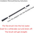 EZ SPARES 25-Inch Flexible Vacuum Crevice Tool Kit for 1-1/4" or 1-3/8" Vacuum Hoses