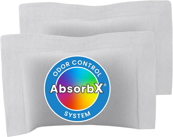 iTouchless 2-Pack AbsorbX Odor Filter Deodorizers, All Natural Activated Carbon