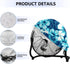 Hawaiian Print Drum Fan Cover, Dust Cover for 18-20" Fan, Waterproof & Dustproof Heavy Duty Polyester for Indoor/Outdoor