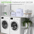 crocri 2 Pack Laundry Detergent Container and Dryer Sheet Holder Dispenser with hermetic seal,Farmhouse Laundry Room