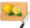 Small Bamboo Cutting Boards - Mini Cutting Board with Built-in Handle for Camping, Juice Groove for Fruits