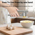 BMCASEQP 5-in-1 Set Stainless Steel Garlic Press with Jumbo Chamber & Mincer - Heavy Duty Rustproof Garlic Crusher
