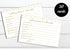 Wedding Advice and Well Wishes Cards, Gold Confetti, 50-Cards