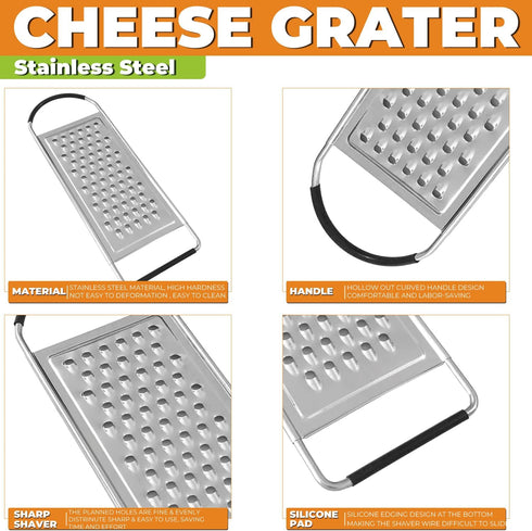 Flat Coarse Grater, SALT Stainless Steel