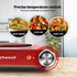 Techwood Single Burner Hot Plate, 1200W Portable Infrared Ceramic Electric Stove with Adjustable Temperature, Red
