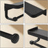JOOM Hand Towel Holder for Bathroom -Paper Towel Holder Wall Mount - for Bathroom Black Paper Towel Holder with Shelf