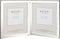 Maturi Silver Plated Double Photo Frame, Flat Edge Portrait, 4 x 6-inch (10 x 15cm)