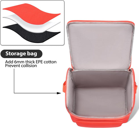 Case for Mini Fridge - Portable Car Refrigerator/Makeup Fridge - Protective Case for Bedroom, Office, Road Trips