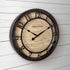 Presentime & Co 10" Farmhouse Series Wall Clock - Vintage Design, Cottage Style, Oil Rubbed Bronze