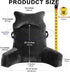 SLIGUY Reading Pillow-Bed Rest Pillow with Detachable Neck Roll & Higher Support Arm for Sitting in Bed Couch