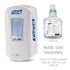 LTX-12 LTX-12 1200 mL (Pack 1) 1920-01 PURELL Touch-Free Hand Sanitizer Dispenser, White, for PURELL Hand Sanitizer