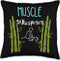Muscle Whisperer Massage Therapist Masseur Relaxation Spa Throw Pillow, 16x16, Multicolor