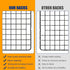 2PCS Cooling Racks for Cooking and Baking, 10" x 15" Heavy Duty Stainless Steel Wire Rack for Roasting