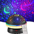 Timer Star Light Projector with Remote Control,Rotation and 16 Colors Projection Lamp