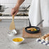 Large Porcelain Spoon Rest, Utensil Holder for Kitchen Counter, Stove Top, Dishwasher Safe, White Color