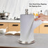 Paper Towel Holder Countertop, Standing Roll Holder for Kitchen Bathroom with Weighted Base for One-Handed Operation
