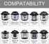 STYDDI 4 Pack Silicone Sealing Ring for Instant Pot, Replacement Seal Gasket for 6 Quart Models, Fits Duo, Lux, Duo