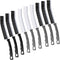 JONMON Crevice Cleaning Brush: Hard Bristle Gap Scrub Tool for Household, Kitchen, Bathroom, 9 Pcs