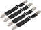 BetyBedy 4Pcs Adjustable Bed Sheet Fasteners, Elastic Straps Clips, Cover Grippers Holder for Mattress Pad, Sofa