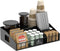 Coffee Station Organizer - New Upgrade Metal Coffee Bar Organizer for Countertop, Office Breakroom Tea Storage