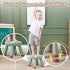 13, KidBloom Toddler Chair, Plastic Kids Dinosaur Chair, Anti-Slip Toddler Chairs for Table with Dinosaur Backrest