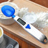 Yoidesu Digital Kitchen Scale, Electronic Gram Measuring Spoon, 500g/0.1g Blue Cute Weight Scale Spoon