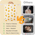 2-Pack Beeswax Bread Bag, Beeswax Bread Bags For Sourdough, Reusable Bread Bags For Homemade Bread Sourdough, Organic