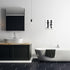 Stupell Industries Bathroom Sign Genders Got to Go Stance Figures, Designed by Lettered and Lined Wall Plaque, 10 x 15, Black