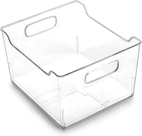 BINO Clear Storage Organizer - THE LODGE COLLECTION, Pantry & Kitchen Organization, Bathroom Organizer