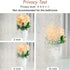 Haton Window Privacy Film, Stained Glass Rainbow Film, Static Cling Sun Blocking Stickers, 17.5" x 78.7"