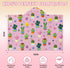 JOPJOLIW 30" 50", Cactus Hooded Towel for Kids x Cute Dancing Cactus Print Blanket, Soft Flannel Blanket Wearable Bath