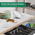 Shelf Drawer Liner for Kitchen Cabinet, Non-Slip Waterproof Oil-Proof Refrigerator Liners, Easy to Clean EVA Material,