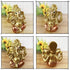 Hindu Ganesh Mini Ganesha Statue for Car Dashboard - Indian Decor for Home Office Temple Pooja Items