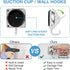Heavy Duty Vacuum Suction Cup Hooks, Silver Plated Polished Super Suction for Kitchen Bathroom