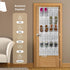24 (64" 19") GOMAJI Over the Door Pocket Hanging Shoe Organizer, Space Saving Hanging Storage Holder, Gray, X