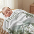 Personalized Woodland Baby Blanket with Name, Custom Name Blanket for Boy, Printed in USA, Super Soft Blankets