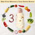 285 36 inch mermaker Burritos Tortilla Swaddle Blanket Baby for Toddler Newborn, GSM Soft Flannel Taco Wrap Blanket