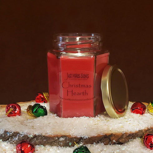 Christmas Candle Variety Pack - Hand Poured Blended Soy Candles (Christmas Tree, Winter Woods, Christmas Hearth)