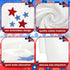 6 4th Set 250th Peryiter Pcs of July Bath Towels Anniversary Stars Embroidered Cotton Bathroom Decors Stars Hand Towels