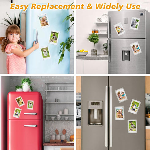 12 Packs Magnetic Picture Frame for Photos, Clear Acrylic Polaroid Frames 2.36 x 3.54 Inch