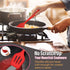 E-far 23 Pcs Silicone Kitchen Utensils Set in Red, Cooking Tools with Holder for Nonstick Cookware, Heat Resistant
