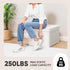16.5"x12.6"x12.6" PINPLUS Storage Ottoman Cube Ottoman Foot Rest,Small Foldable Portable Boucle Upholstered Sherpa
