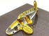 Japan Carp Koi Fish Miniature Figurines, Hand Blown Glass Art with 22K Gold Trim, Collectible Gift Decor