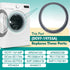DC97-16140P DC97-19755A Washer Door Boot Seal Compatible with Samsung, Replacement Part DC64-02174A DC64-02792A
