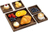 5-Piece Rustic Wooden Serving Tray Set, Handcrafted Nesting Trays with Handles for