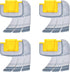 4-Pack Brushes Replacement for Zodiac MX6 MX8 Elite and Polaris MAXX Atlas