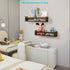 Set 2 JORIKCHUO Nursery Book Shelves, of Wood Floating Book Shelves for Kids Room, Kitchen Spice Rack, or Rustic Wall