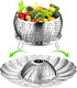 Vegetable Steamer Basket - Stainless Steel Veggie Fish Food Steamer, Folding Expandable for Various Pots