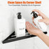 2 Pack Fikoksol Shower Caddy, Bathroom Corner Shelf, Triangle Shelf Storage for Bathroom Shower, Black Metal Shower